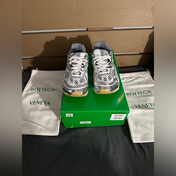 Bottega venneta women’s orbit metallic mesh sneakers size 40/10 - Picture 7 of 10